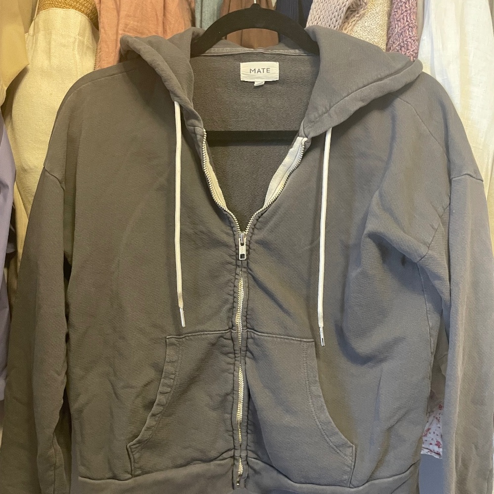 Mate the Label Charcoal Sweatshirt and Sweatpant set Small